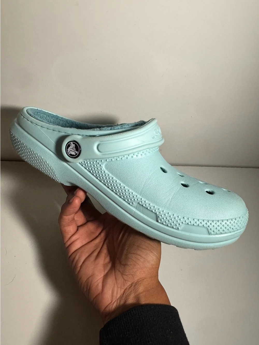 Crocs Kids Classic Lined Clog - Light Blue Women’s Size 7